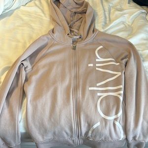 Light pink Calvin Klein zip up